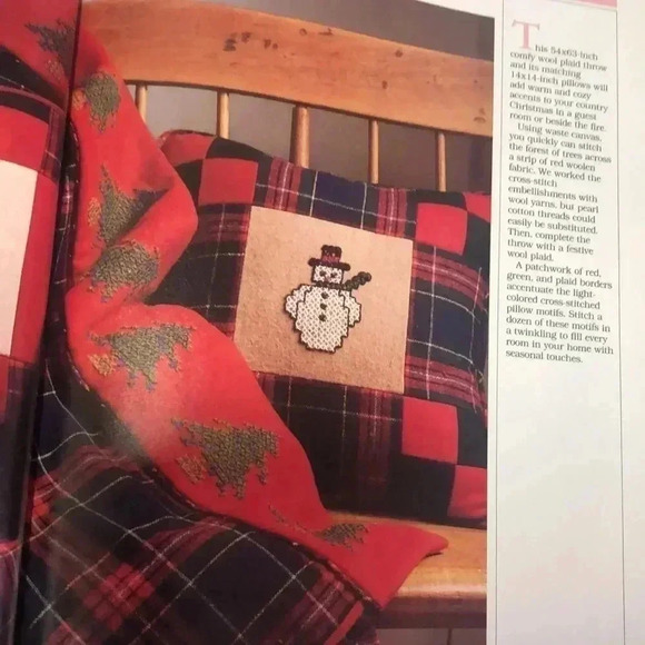 Christmas‎ cross stitch hard back book by better homes and gardens - Picture 4 of 6